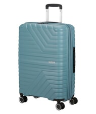 AMERICAN TOURISTER FLYTWIST  Cărucior mediu, extensibil albastru de furtună - Trolere rigide - 3