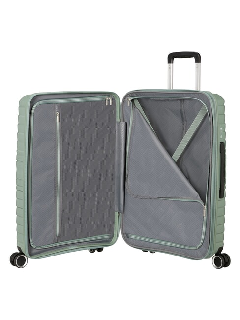 FLYTWIST  Cărucior mediu, extensibil verde botanic - Trolere rigide