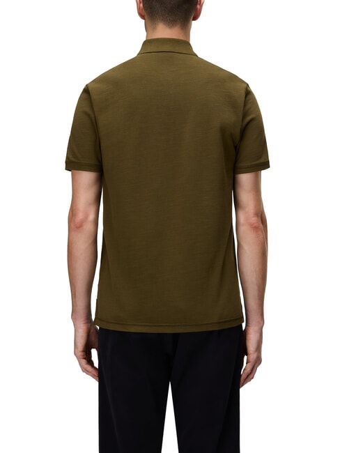 EBEA 3 Tricou polo din bumbac măsliniu &icirc;nchis - maiou Polo