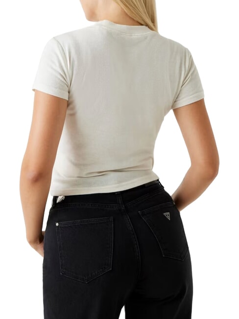 LICIA Tricou cu m&acirc;necă scurtă cremwhi - tricou