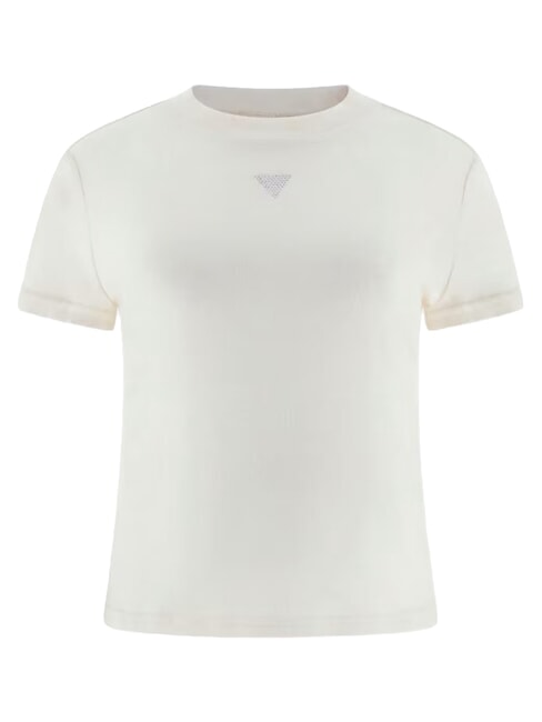 LICIA Tricou cu m&acirc;necă scurtă cremwhi - tricou