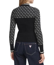 GUESS MOCK NECK AUBREY 4G Pulover slim fit - Pulovere pentru femei