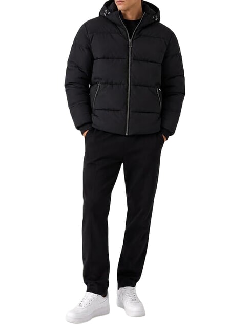 STRETCH PUFFA Jachetă de puf cu glugă jetbla - Jachete pentru bărbați
