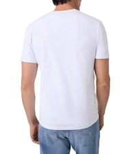 GUESS BOX LORO ROPES Tricou cu logo prins alb purpuriu - tricou - 2