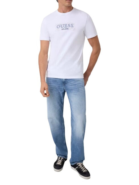 BOX LORO ROPES Tricou cu logo prins alb purpuriu - tricou