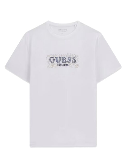 BOX LORO ROPES Tricou cu logo prins alb purpuriu - tricou