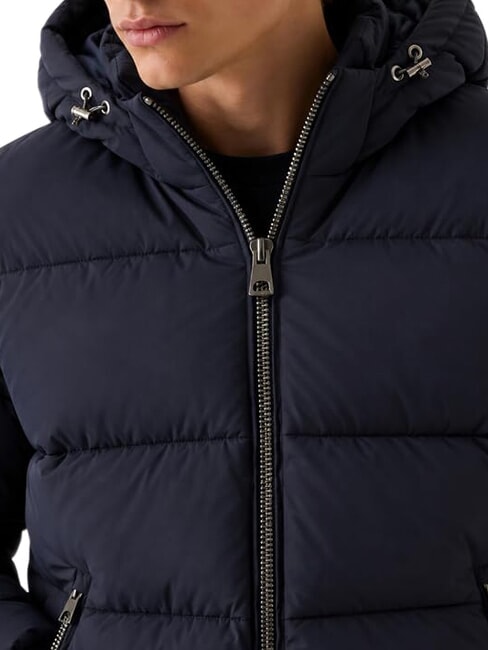STRETCH PUFFA Jachetă de puf cu glugă smartblue - Jachete pentru bărbați