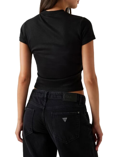 LICIA Tricou cu m&acirc;necă scurtă negru intens - tricou