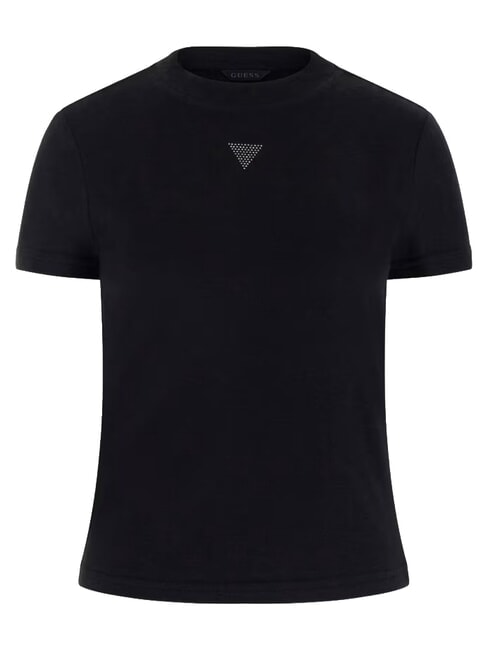 LICIA Tricou cu m&acirc;necă scurtă negru intens - tricou