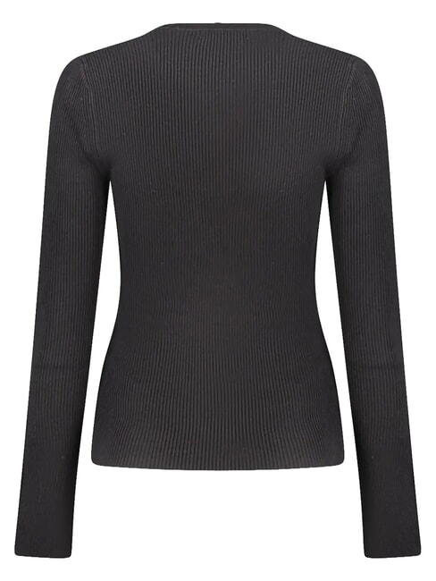 BAT SLEEVE ESMERALDA Hanorac cu guler rotund jetbla - Hanorace pentru femei