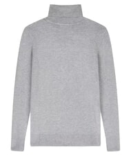 GUESS HALLIE TRIANGLE Pulover cu guler &icirc;nalt și m&acirc;necă lungă gri melange deschis m - Pulovere pentru femei - 7