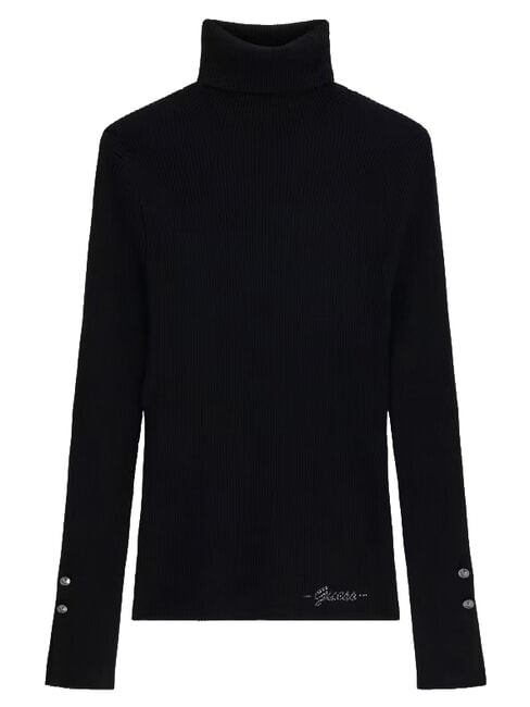 ELLIE Cămașă cu m&acirc;necă lungă jetbla - Pulovere pentru femei