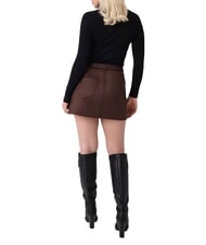 GUESS HALLIE TRIANGLE Pulover cu guler &icirc;nalt și m&acirc;necă lungă jetbla - Pulovere pentru femei - 2