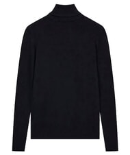 GUESS HALLIE TRIANGLE Pulover cu guler &icirc;nalt și m&acirc;necă lungă jetbla - Pulovere pentru femei - 6