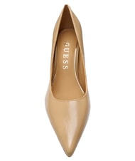 GUESS BARCHIE Pantofi cu toc &icirc;nalt din piele BEIGE - Pantofi femei - 3