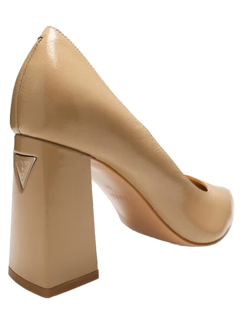 BARCHIE Pantofi cu toc &icirc;nalt din piele BEIGE - Pantofi femei