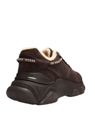 GUESS MICOLA3 Adidași din piele maro - Pantofi femei - 4