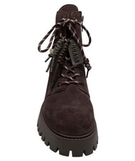 GUESS FIZZLE Ghete din piele pentru gleznă maro - Pantofi femei - 3