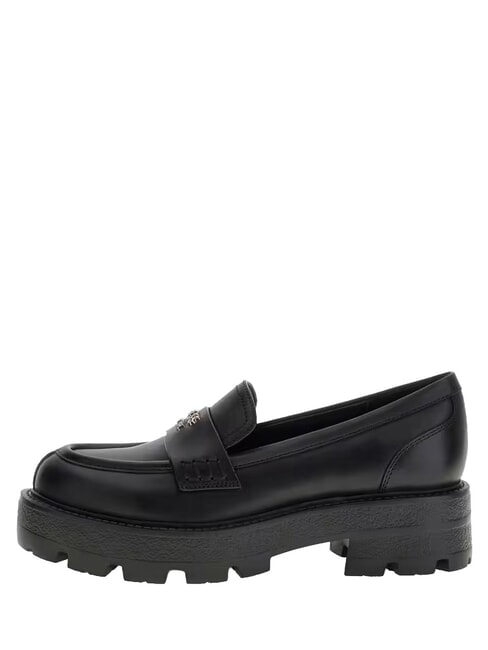 YAMINA Mocasin din piele BLACK - Pantofi femei