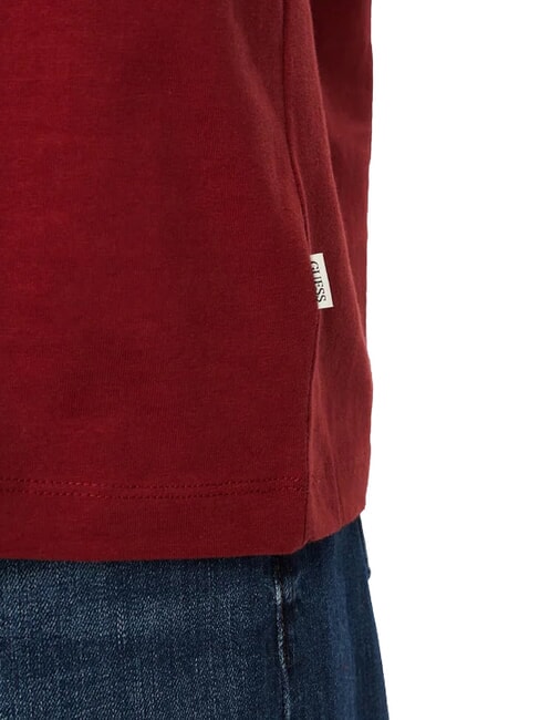 MINI TRIANGLE Tricou de bumbac roșu de vie - tricou