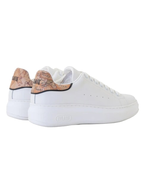 GEO  Adidași din piele alb - Pantofi femei