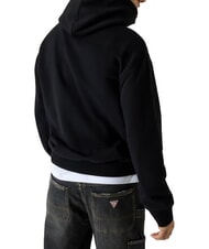 GUESS JEANS REGULAR TRAD Hanorac cu gluga jetbla - hanorace - 2