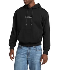 GUESS JEANS REGULAR TRAD Hanorac cu gluga jetbla - hanorace - 3