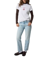 GUESS JEANS CHERRY REGULAR Tricou cu m&acirc;necă scurtă gj lt gri heather - tricou - 3