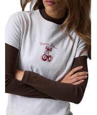 GUESS JEANS CHERRY REGULAR Tricou cu m&acirc;necă scurtă gj lt gri heather - tricou - 4