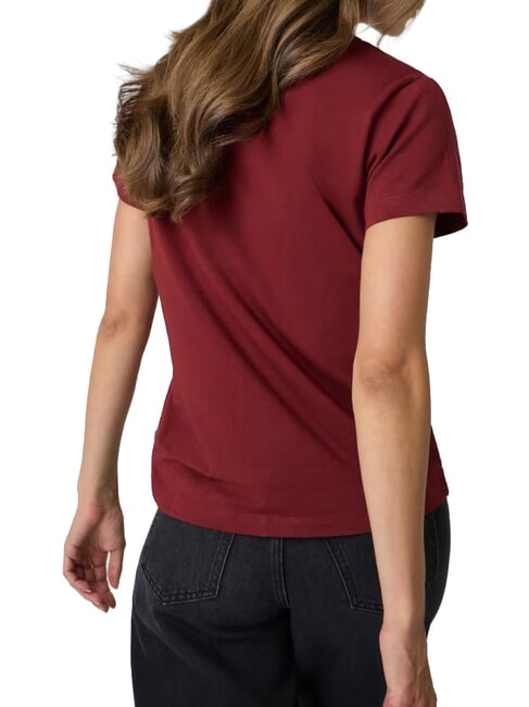 CHERRY REGULAR Tricou cu m&acirc;necă scurtă roșu de vie - tricou