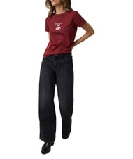 GUESS JEANS CHERRY REGULAR Tricou cu m&acirc;necă scurtă roșu de vie - tricou - 3