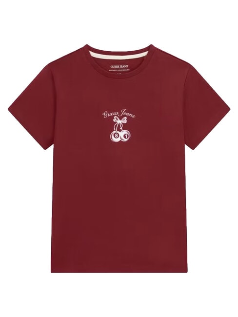 CHERRY REGULAR Tricou cu m&acirc;necă scurtă roșu de vie - tricou