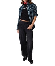 GUESS JEANS PRINT SLIM Tricou slim fit cu m&acirc;necă scurtă jetbla - tricou - 3
