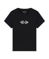 GUESS JEANS PRINT SLIM Tricou slim fit cu m&acirc;necă scurtă jetbla - tricou - 5