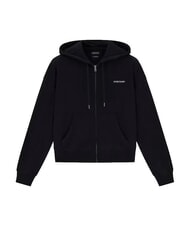 GUESS JEANS EMBRO Hanorac cu fermoar jetbla - Hanorace pentru femei - 5