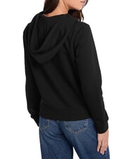 GUESS JEANS REGULAR MINI Hanorac cu fermoar jetbla - Hanorace pentru femei - 5