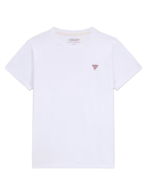 TRIANGLE Tricou de bumbac alb purpuriu - tricou
