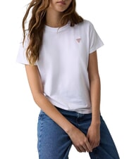 GUESS JEANS TRIANGLE Tricou de bumbac alb purpuriu - tricou - 4