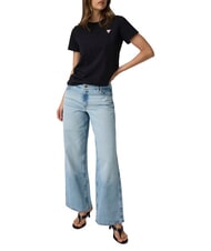 GUESS JEANS TRIANGLE Tricou de bumbac jetbla - tricou - 3