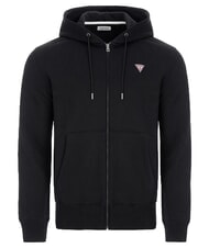 GUESS JEANS EMBRO Hanorac cu gluga jetbla - hanorace - 4