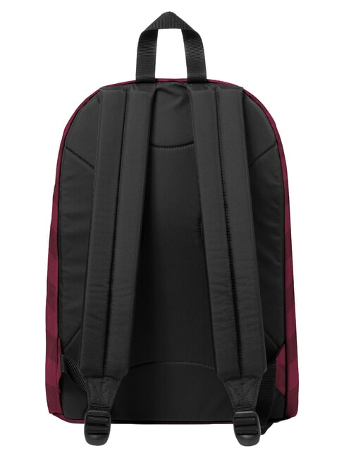 OUT OF OFFICE Rucsac pentru laptop de 13 " carouri-burgundy - Rucsacuri pentru școală și timp liber