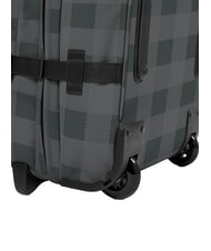 EASTPAK TRANVERZ M Troller mediu gri &icirc;n carouri - Trolere semirigide - 4