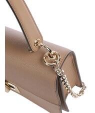 FURLA AMELIA Geantă de umăr din piele, cu curea de umăr caramel - Genți femei - 6