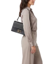 FURLA AMELIA Geantă de umăr din piele, cu curea de umăr negru - Genți femei - 2
