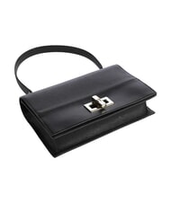 FURLA AMELIA Geantă de umăr din piele, cu curea de umăr negru - Genți femei - 4