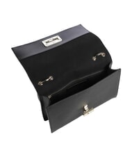 FURLA AMELIA Geantă de umăr din piele, cu curea de umăr negru - Genți femei - 5