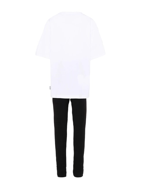 GRAPHIC Set tricou + pantaloni de trening alb strălucitor - Treninguri pentru copii