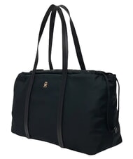 TOMMY HILFIGER TH SOFT NYLON Geantă de umăr, extra mare negru - Genți femei - 3