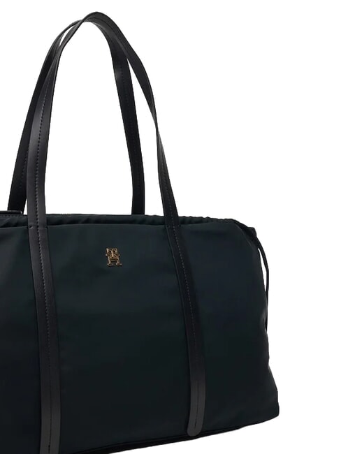 TH SOFT NYLON Geantă de umăr, extra mare negru - Genți femei