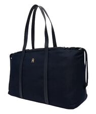 TOMMY HILFIGER TH SOFT NYLON Geantă de umăr, extra mare albastru spațial - Genți femei - 3